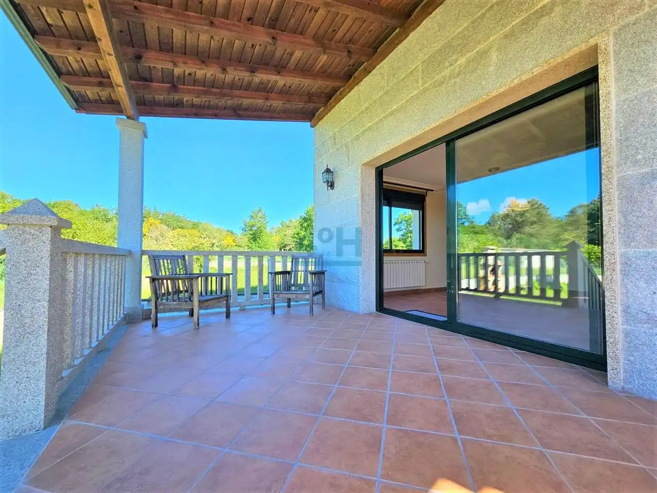 Vista exterior de Casa o chalet en venta en O Pereiro de Aguiar  con Calefacción, Jardín privado y Terraza