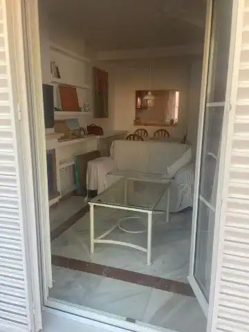 Sala de estar de Casa o chalet de alquiler en Islantilla con Terraza y Amueblado