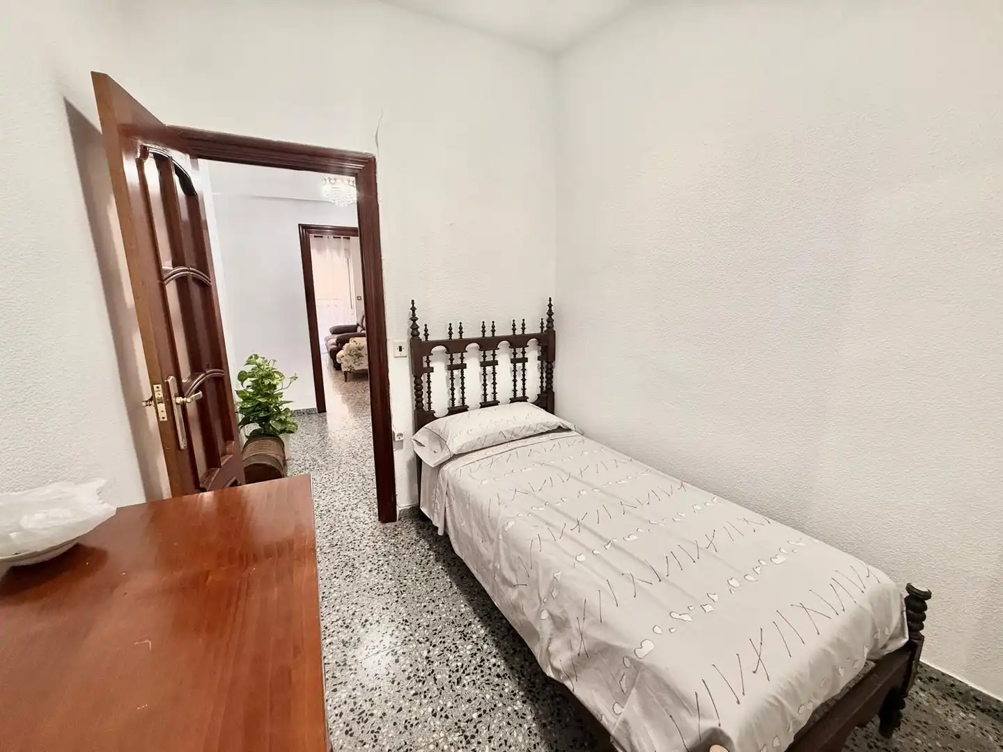 Dormitori de Apartament de lloguer en Alicante / Alacant amb Aire condicionat, Moblat i Balcó
