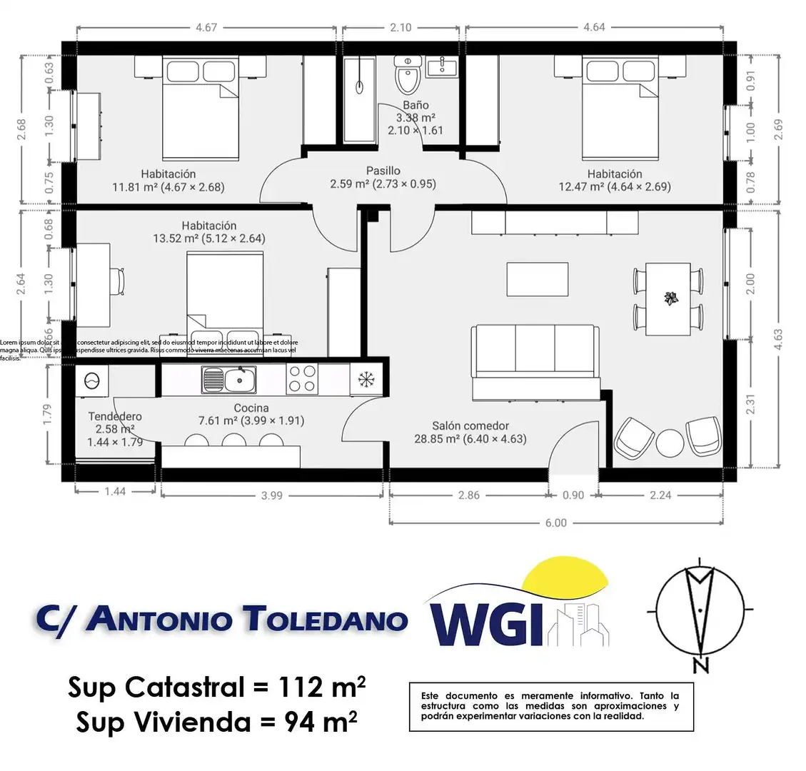 Flat for sale in Madrid  with Heating and Private garden