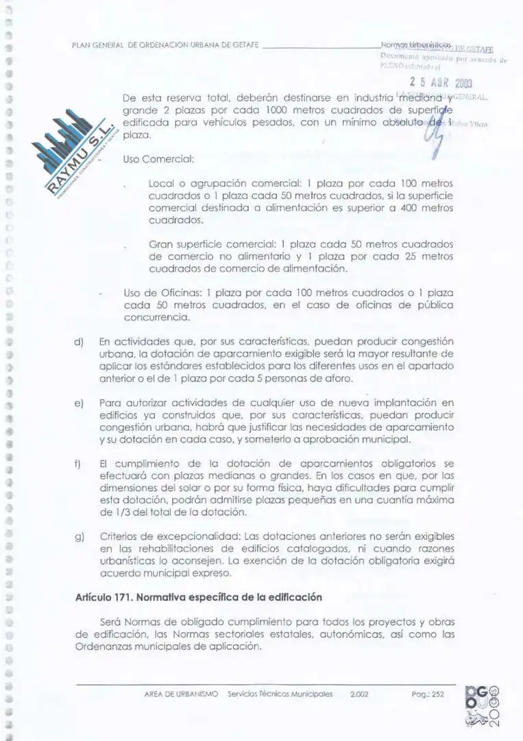 Parking of Buildings for sale in Getafe