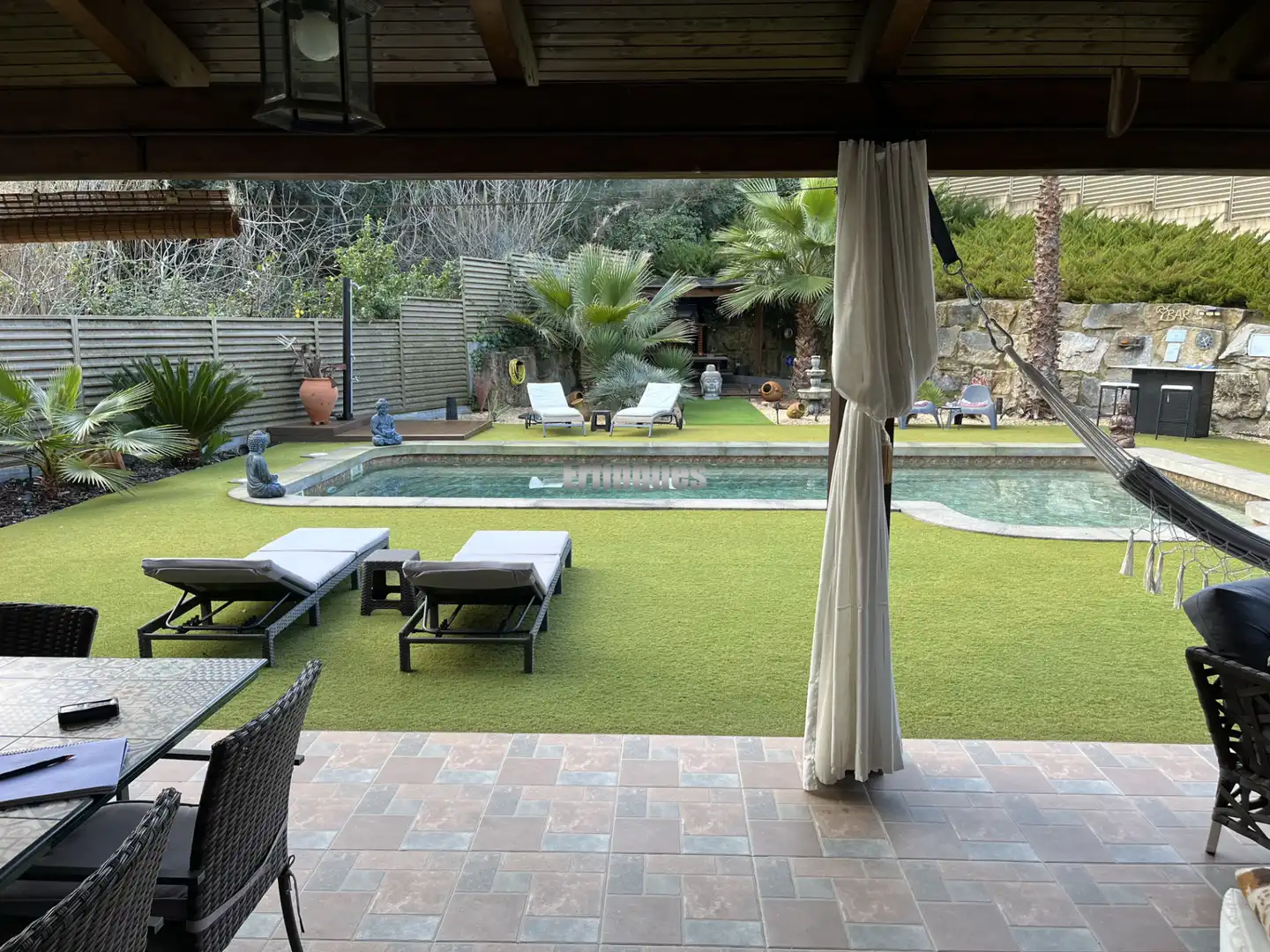 Terrasse von Haus oder Chalet zum Verkauf in Rubí mit Klimaanlage, Heizung und Privatgarten