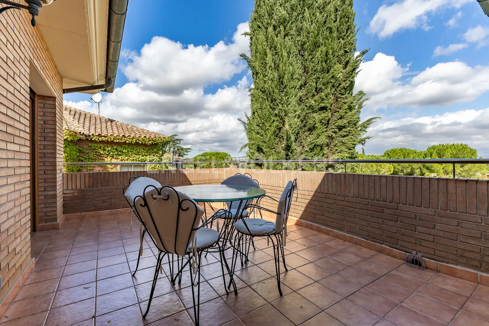 Terraza de Casa o chalet de alquiler en Sant Cugat del Vallès con Calefacción, Jardín privado y Piscina