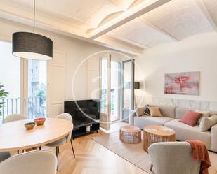 Living room of Flat to rent in  Barcelona Capital  with Air Conditioner, Heating and Terrace