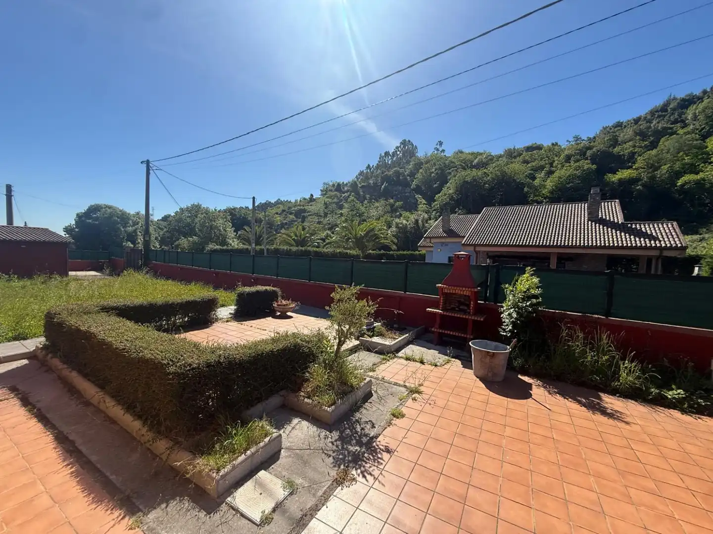 Terraza de Casa o chalet en venta en Castrillón con Calefacción, Jardín privado y Piscina