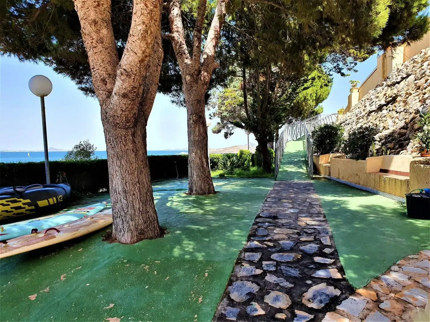 Garden of Detached homes for rent in La Manga del Mar Menor  with Air Conditioner, Heating and Terrace