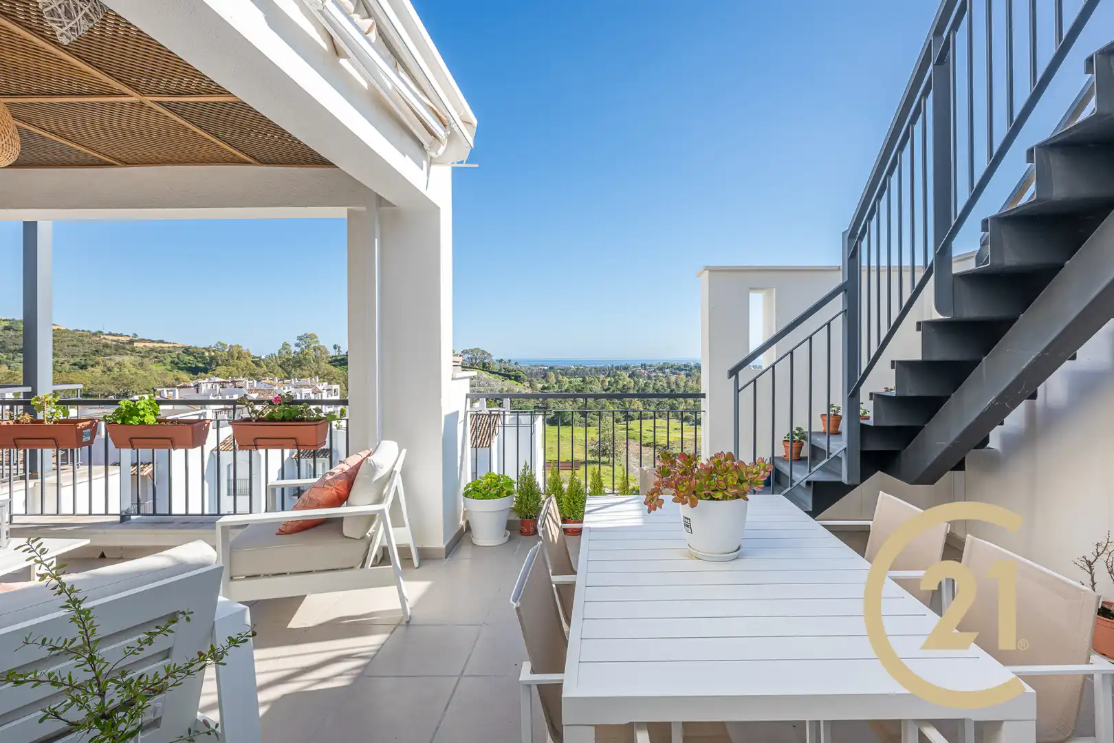 Terraza de Ático en venta en Benahavís con Aire acondicionado, Calefacción y Terraza