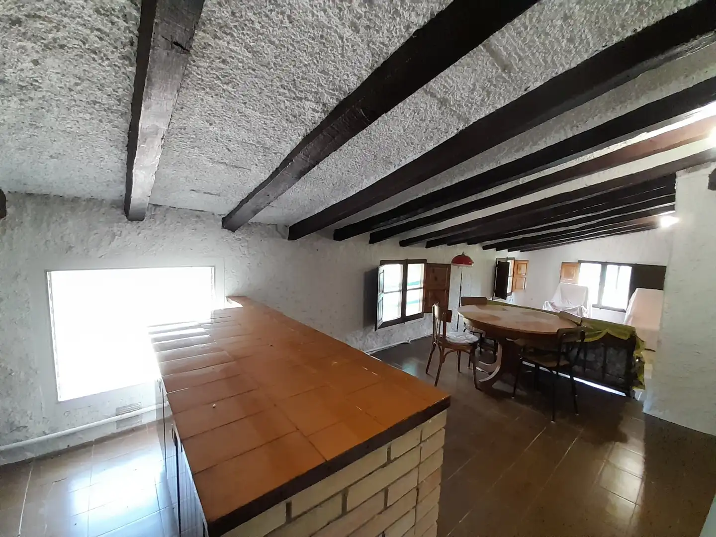 Cocina de Finca rústica en venta en La Vall de Bianya con Calefacción, Terraza y Trastero