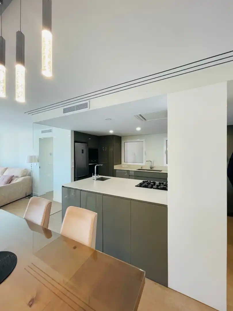 Cocina de Piso de alquiler en Alicante / Alacant con Aire acondicionado, Calefacción y Parquet