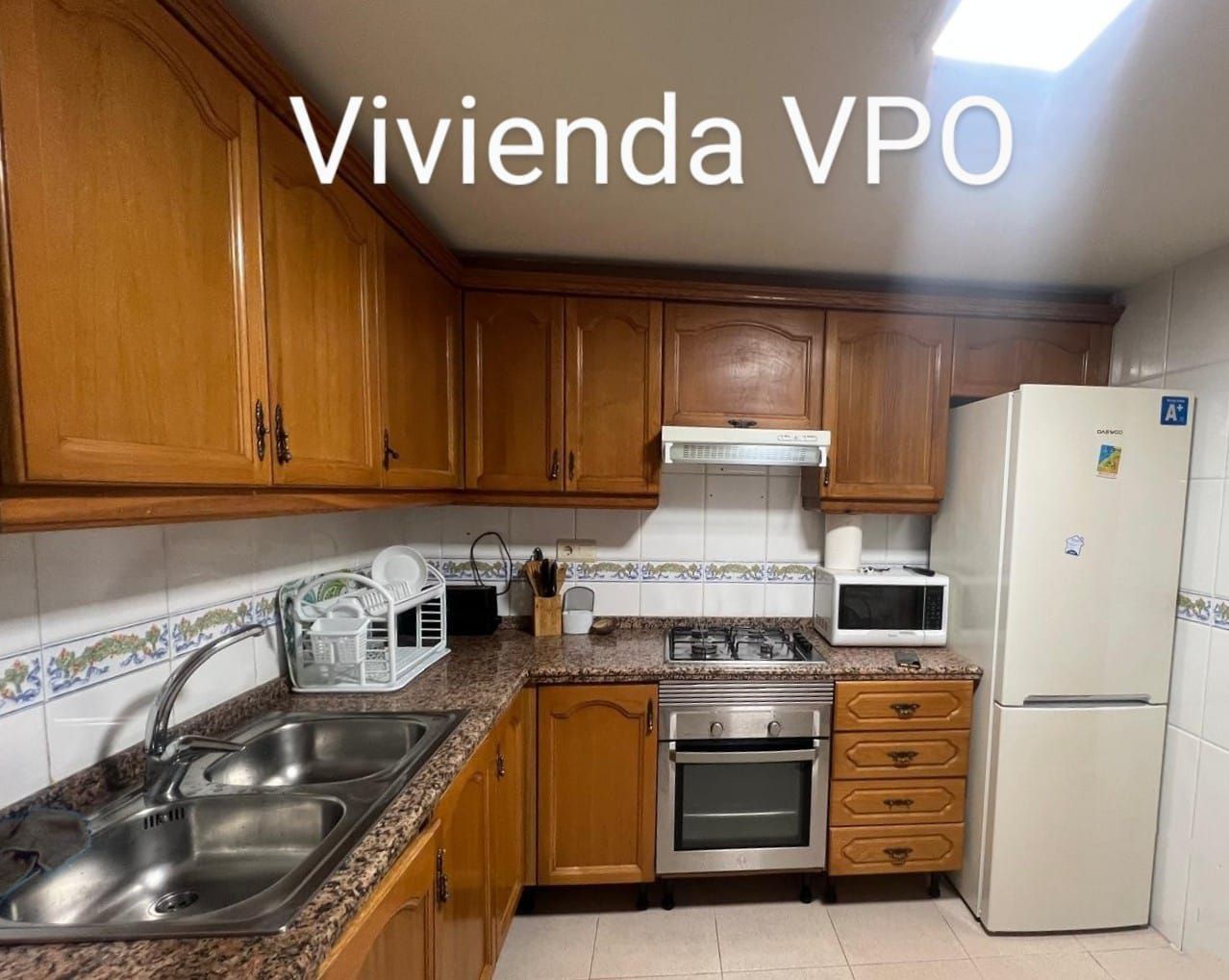 Cocina de Piso en venta en Castellón de la Plana / Castelló de la Plana con Aire acondicionado, Calefacción y Terraza
