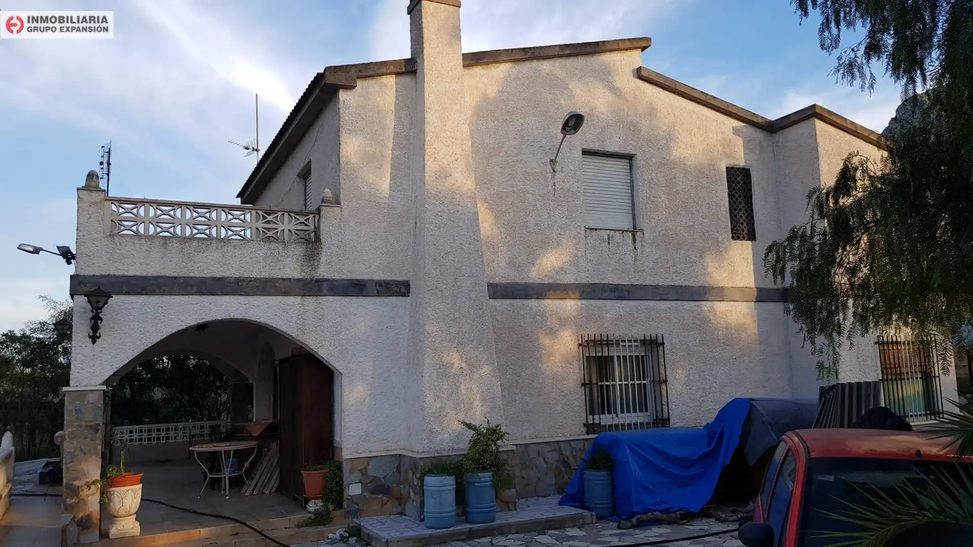Vista exterior de Casa o xalet en venda en Aspe amb Jardí privat, Terrassa i Traster