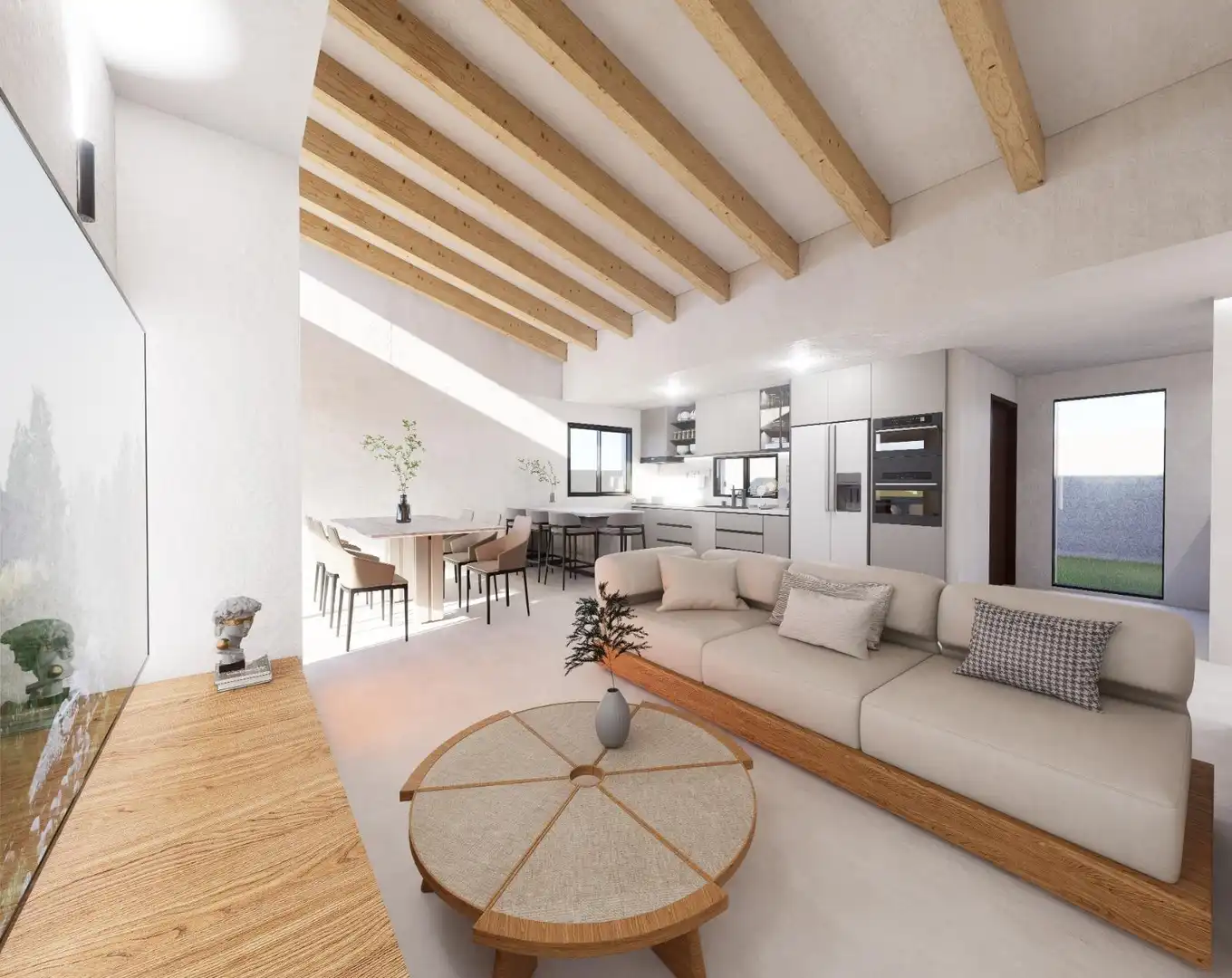 Sala de estar de Casa o chalet en venta en Blanes con Aire acondicionado, Calefacción y Jardín privado