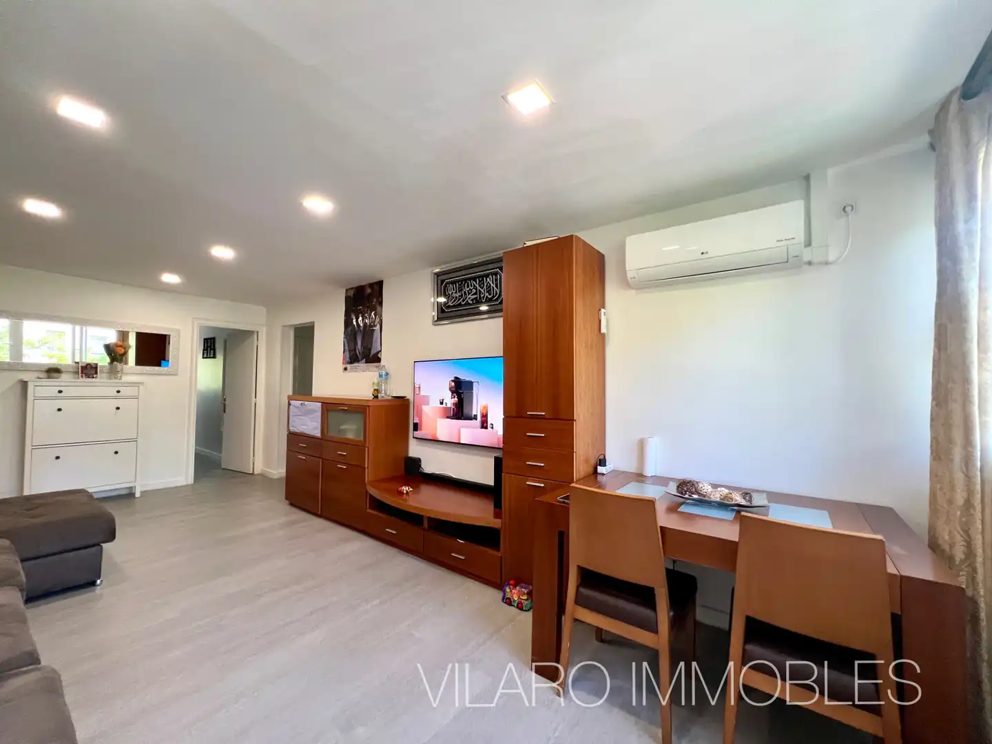 Sala de estar de Piso en venta en Terrassa con Aire acondicionado, Calefacción y Parquet