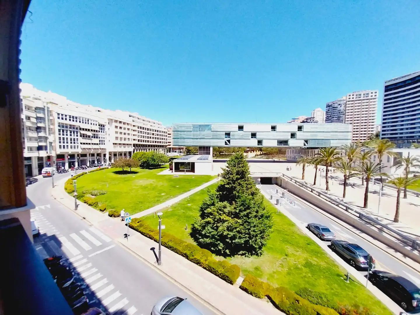 Vista exterior de Piso en venta en Benidorm con Aire acondicionado, Parquet y Terraza