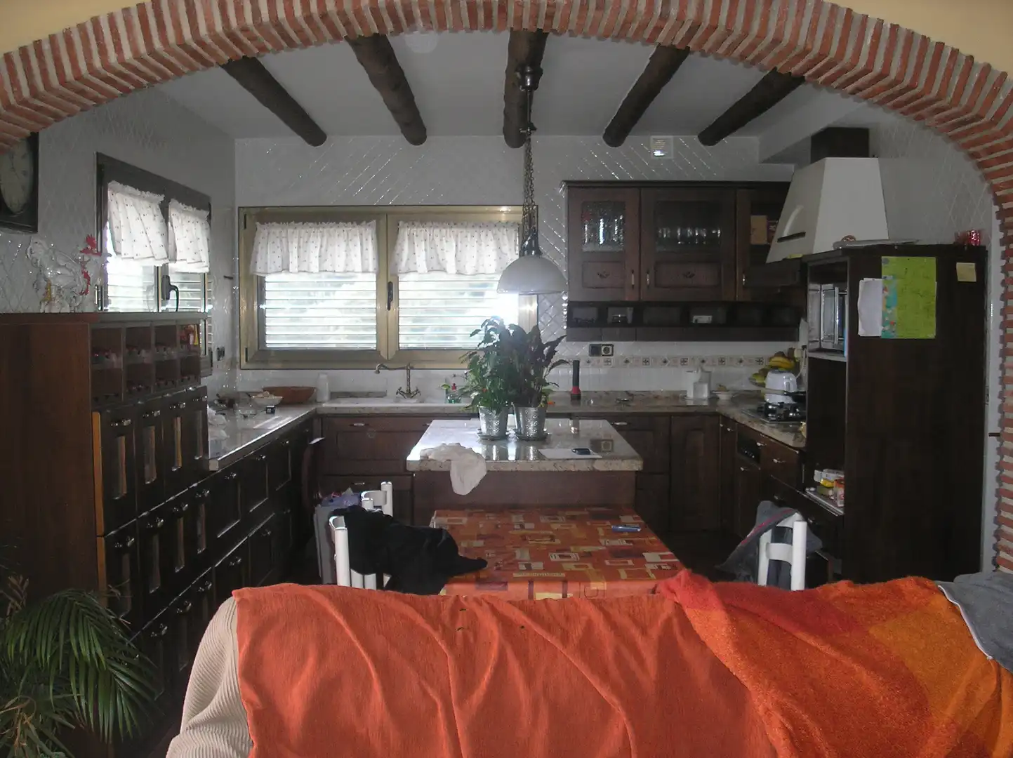 Cocina de Finca rústica en venta en Almoster con Calefacción, Terraza y Piscina