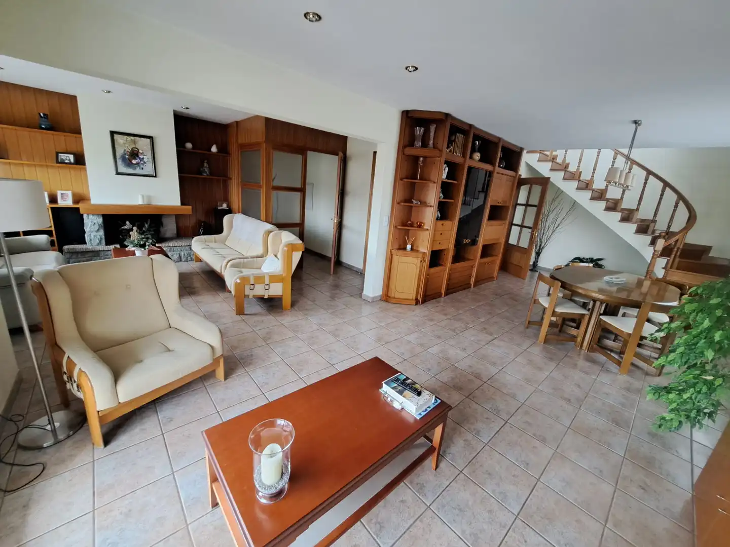 Sala d'estar de Casa o xalet en venda en Breda amb Calefacció, Jardí privat i Terrassa
