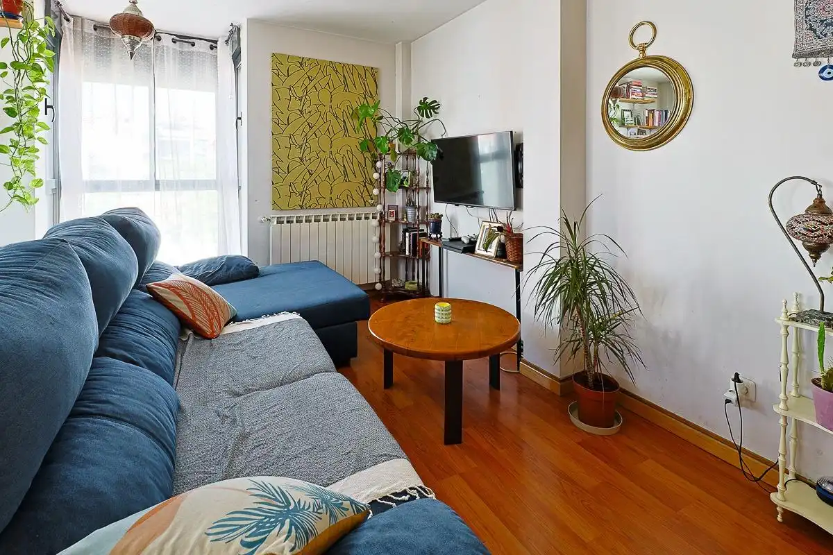 Sala d'estar de Àtic en venda en Madrid amb Aire condicionat, Calefacció i Terrassa