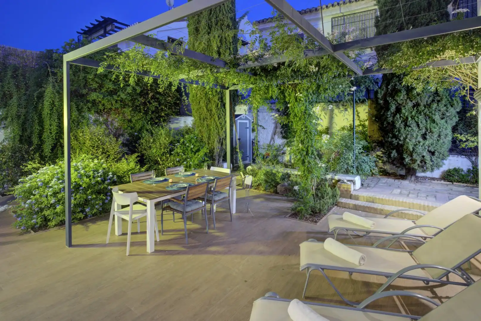 Terraza de Casa o chalet en venta en Granada con Aire acondicionado, Calefacción y Jardín privado