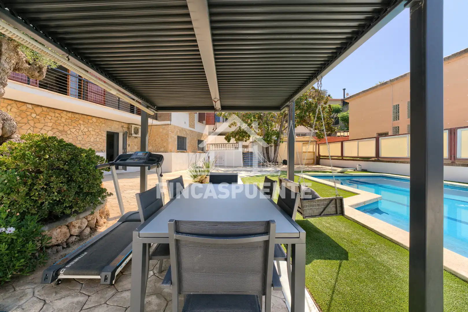 Terraza de Casa o chalet en venta en Tiana con Jardín privado, Terraza y Piscina