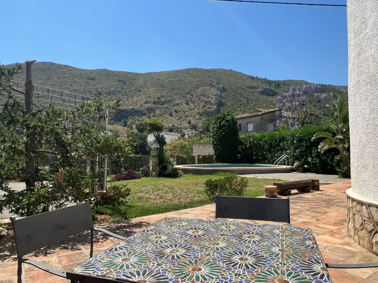 Jardí de Casa o xalet en venda en Pedreguer amb Jardí privat, Terrassa i Piscina