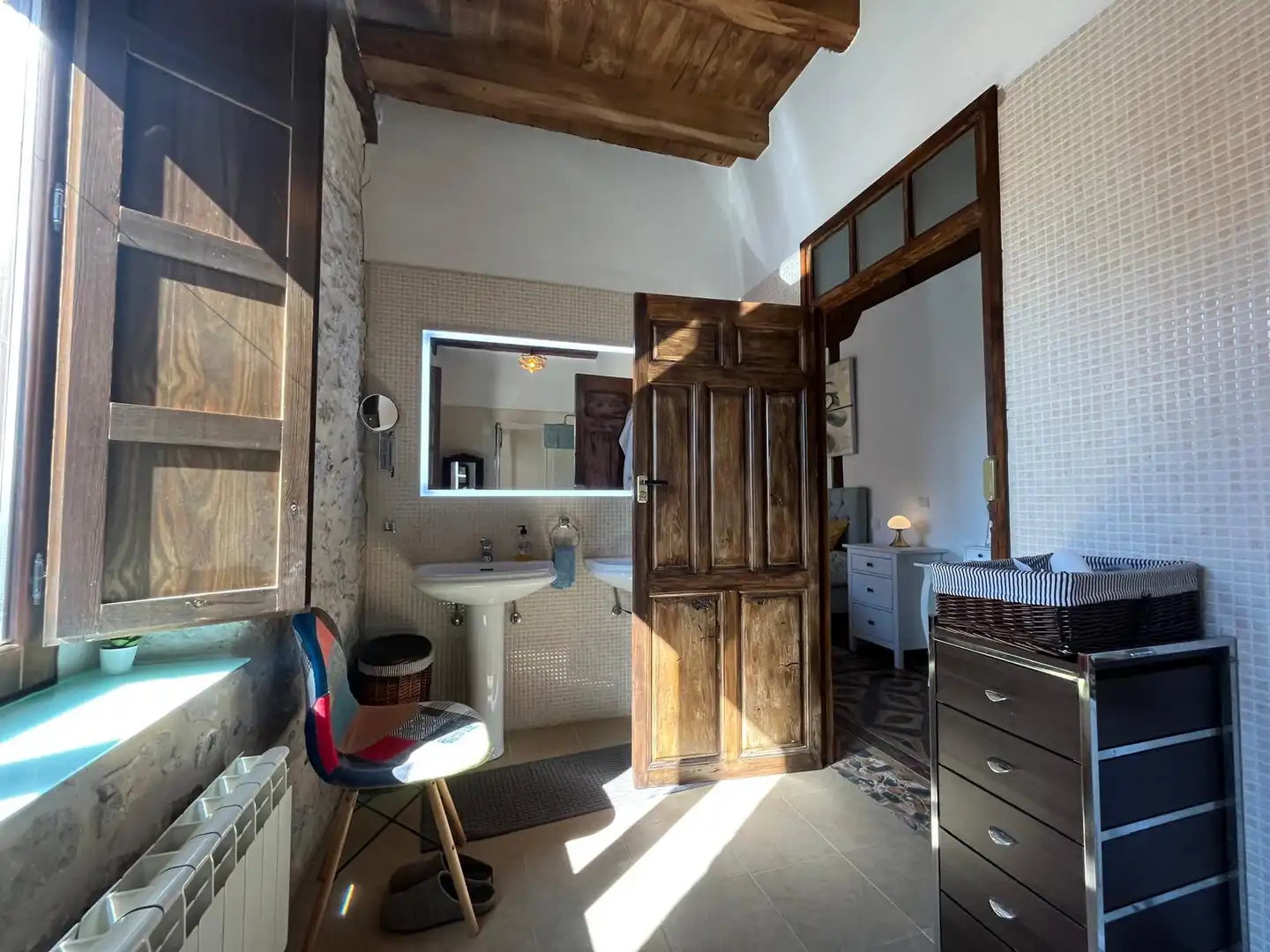 Baño de Casa o chalet en venta en La Parrilla  con Calefacción, Amueblado y Alarma
