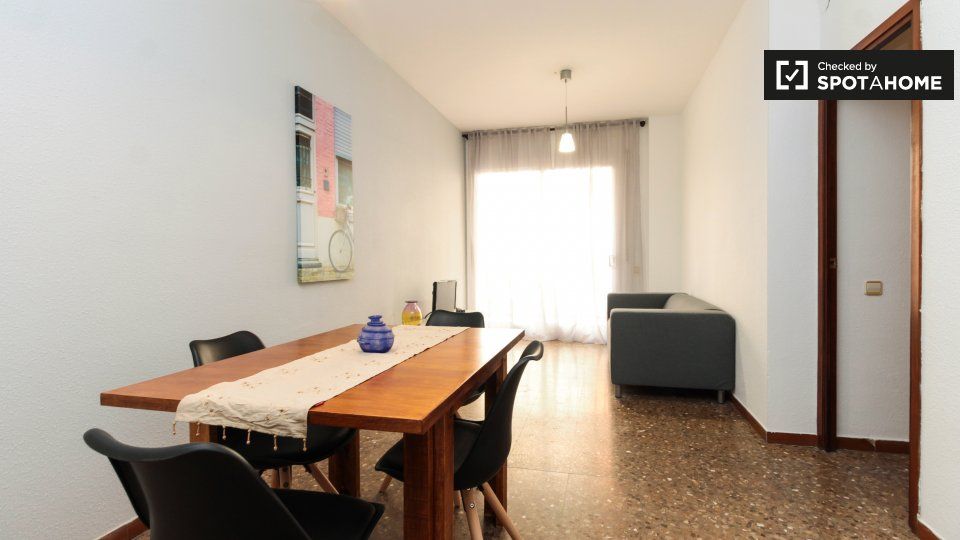 Living room of Flat to rent in  Barcelona Capital  with Air Conditioner, Heating and Furnished