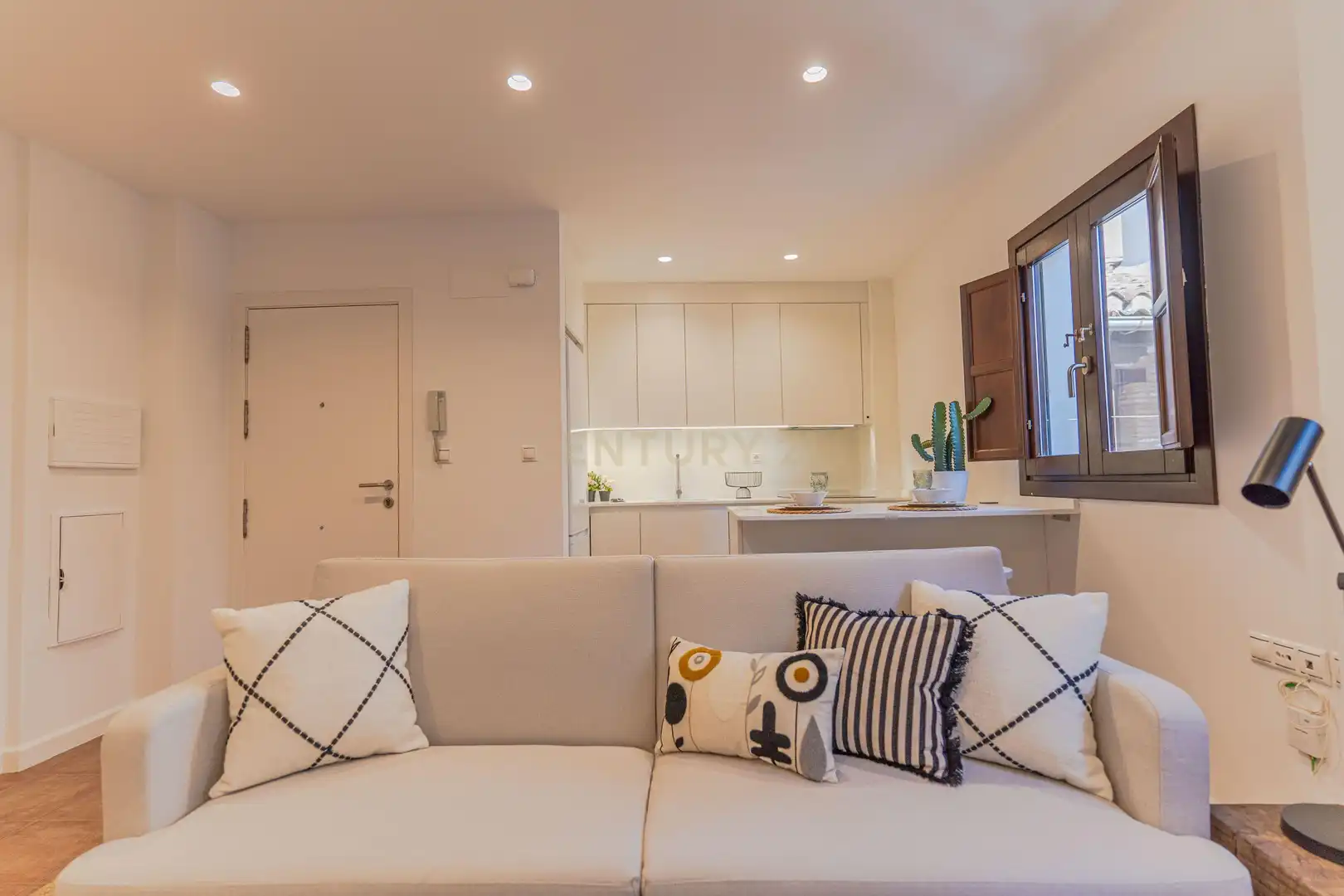 Wohnzimmer von Wohnung zur Miete in Centro