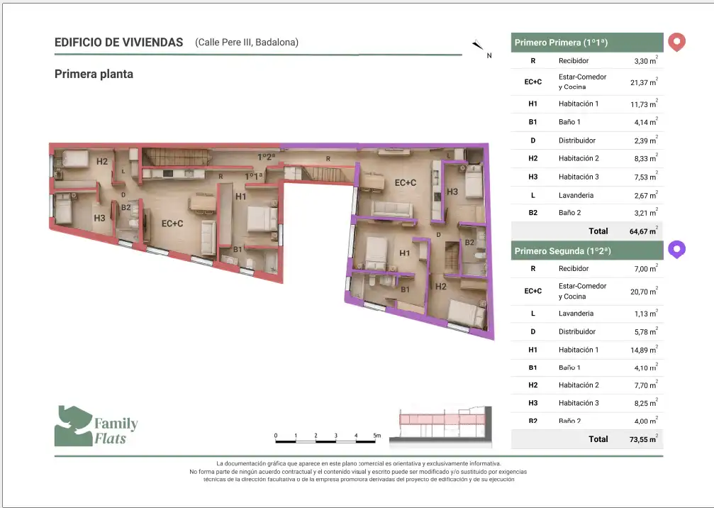 Wohnung zum Verkauf in Carrer de Pere III 22, imagen 14