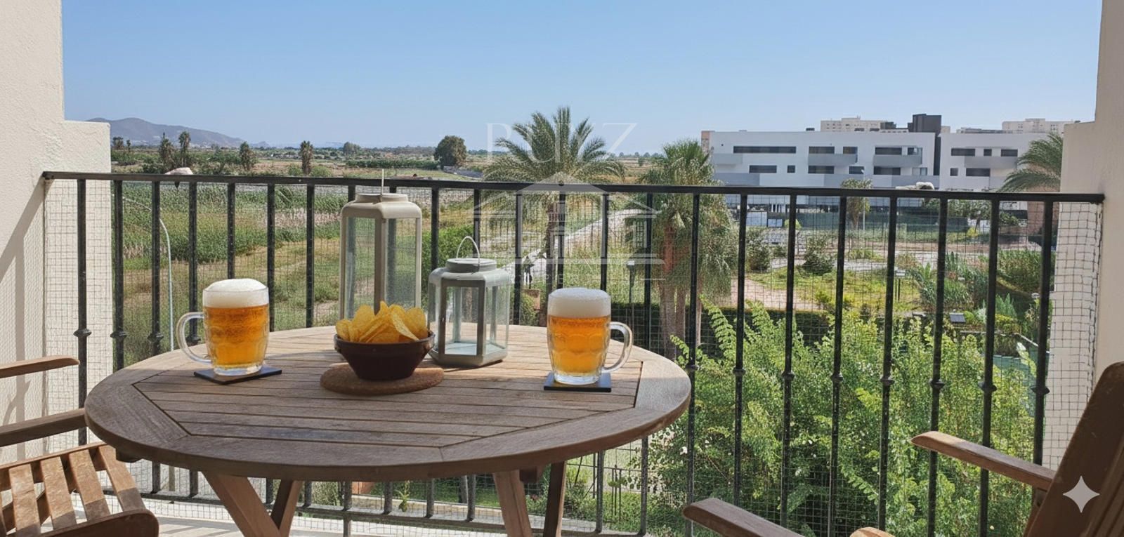 Terrasse von Wohnung miete in Salobreña mit Klimaanlage, Heizung und Terrasse