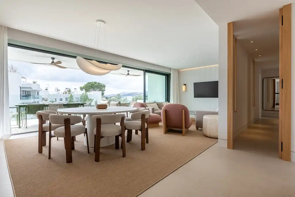 Wohnzimmer von Wohnungen zum Verkauf in Pollença mit Klimaanlage, Heizung und Terrasse
