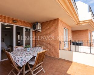 Terrassa de Apartament de lloguer en Canet d'En Berenguer amb Aire condicionat, Calefacció i Jardí privat