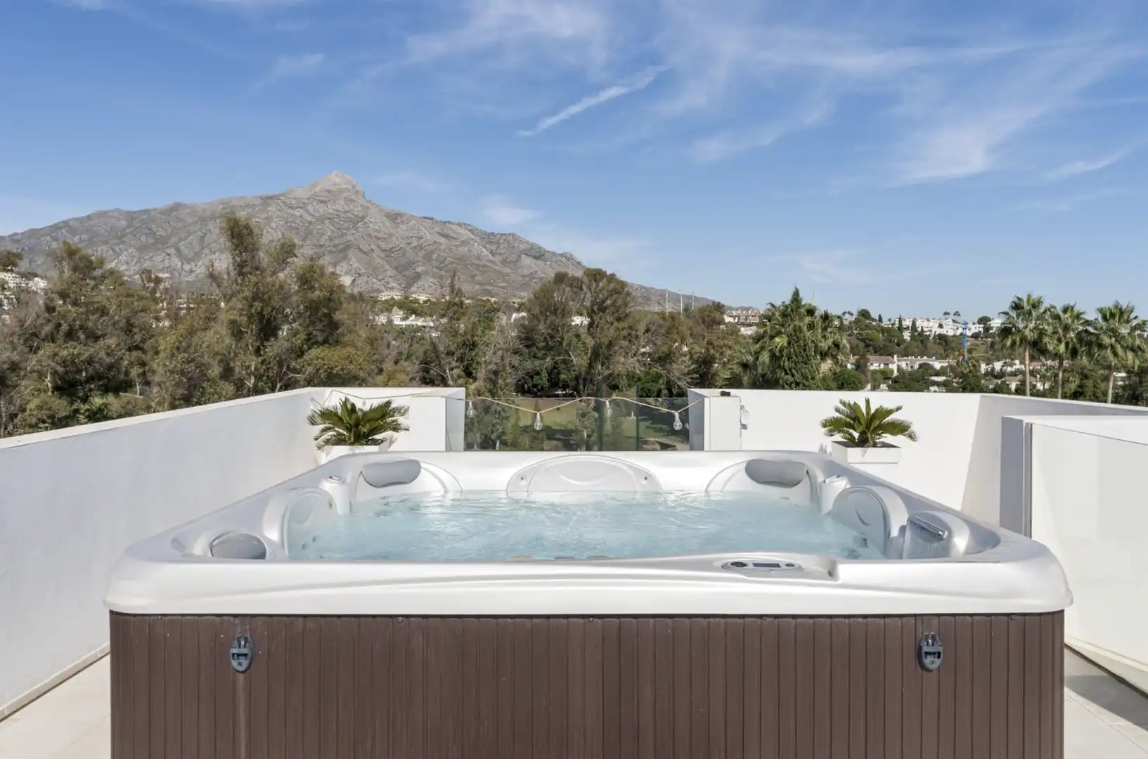 Terrace of Houses for rent in Marbella  with Air Conditioner, Private garden and Swimming Pool