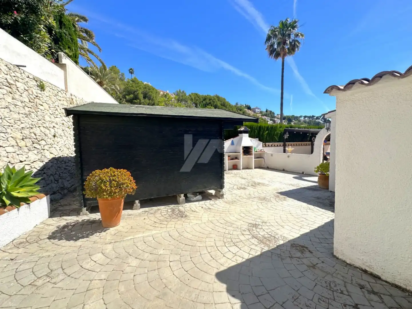 Exterior view of Houses for sale in Moraira  with Air Conditioner, Heating and Private garden