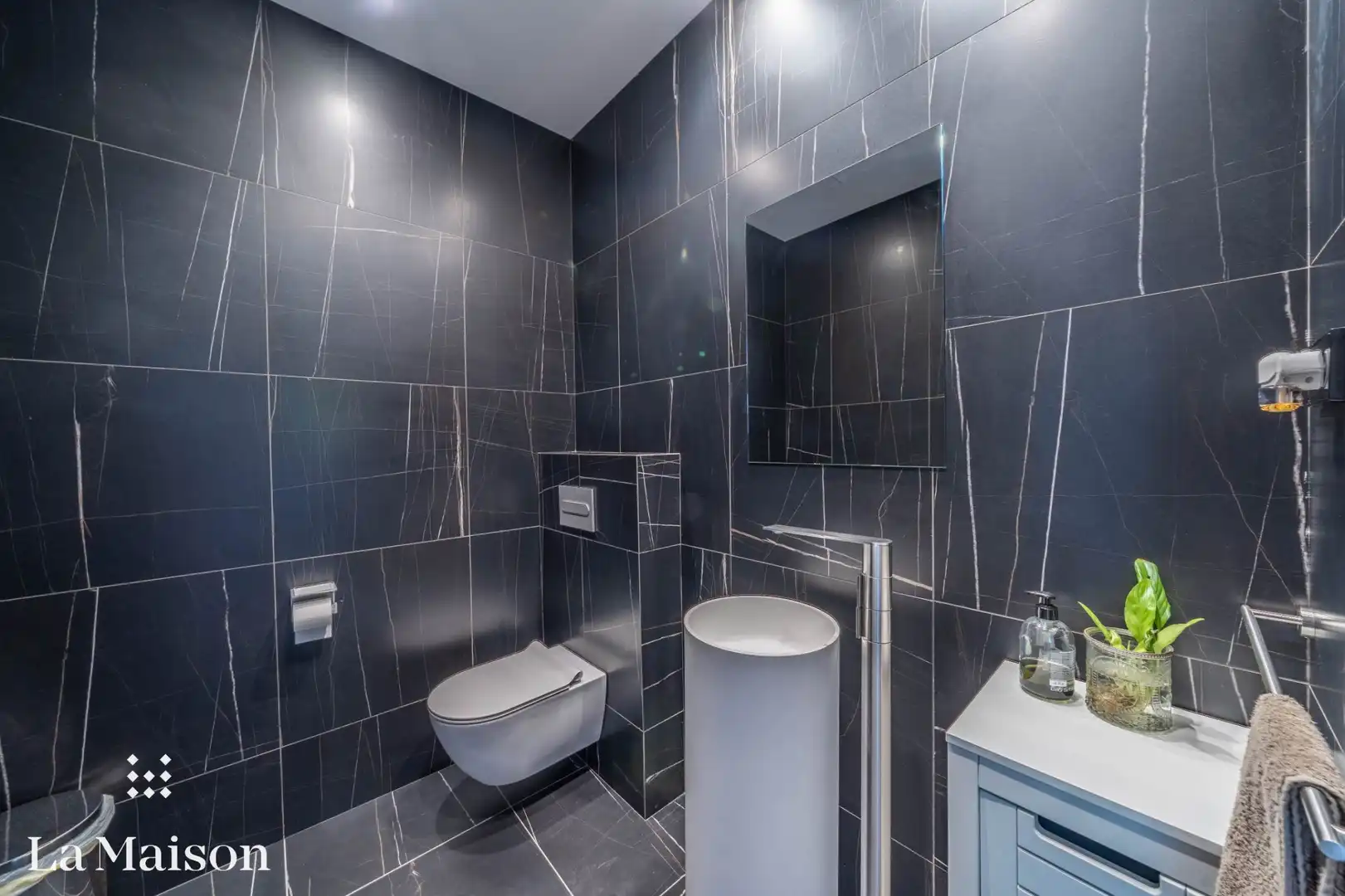 Baño de Casa o chalet en venta en Caldes d'Estrac con Aire acondicionado, Calefacción y Jardín privado