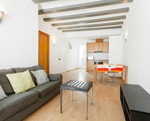 Sala d'estar de Apartament de lloguer en  Barcelona Capital amb Terrassa i Balcó