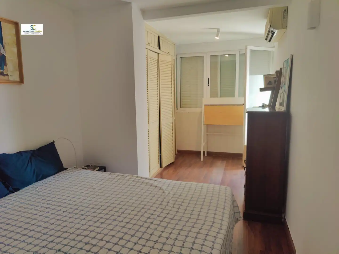 Schlafzimmer von Wohnung zur Miete in Alicante / Alacant mit Klimaanlage und Möbliert