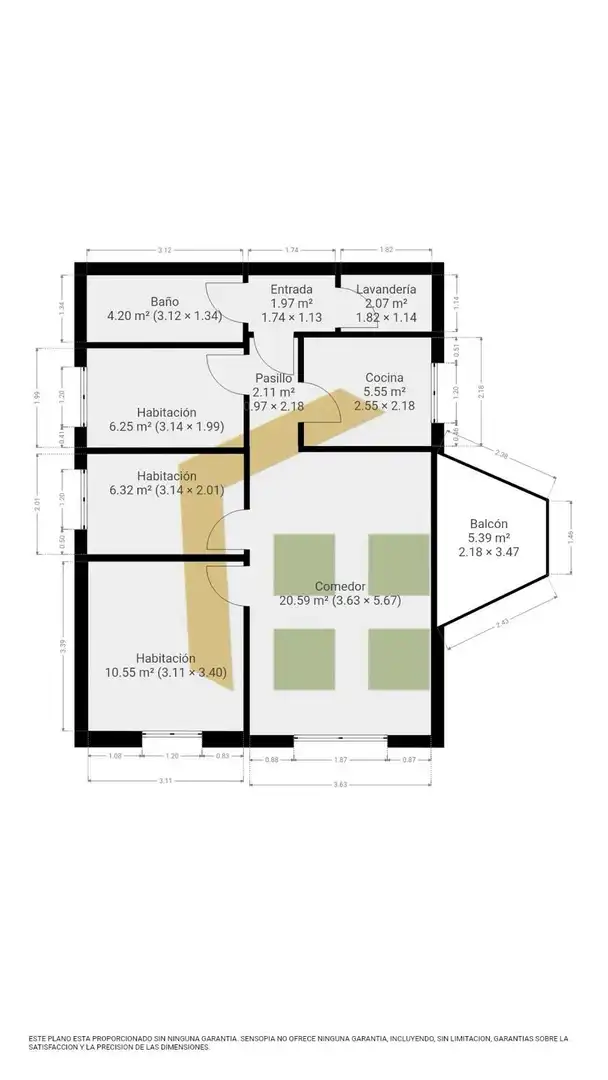 Flat for sale in Badalona  with Air Conditioner, Heating and Terrace