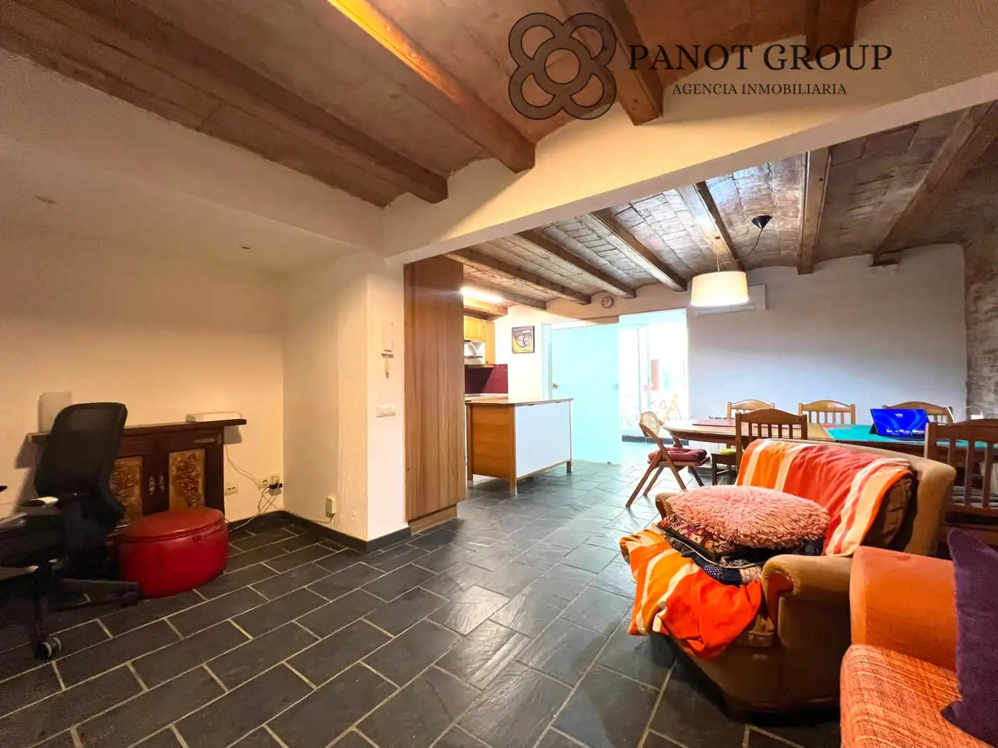 Sala de estar de Dúplex en venta en Barcelona con Aire acondicionado, Calefacción y Terraza