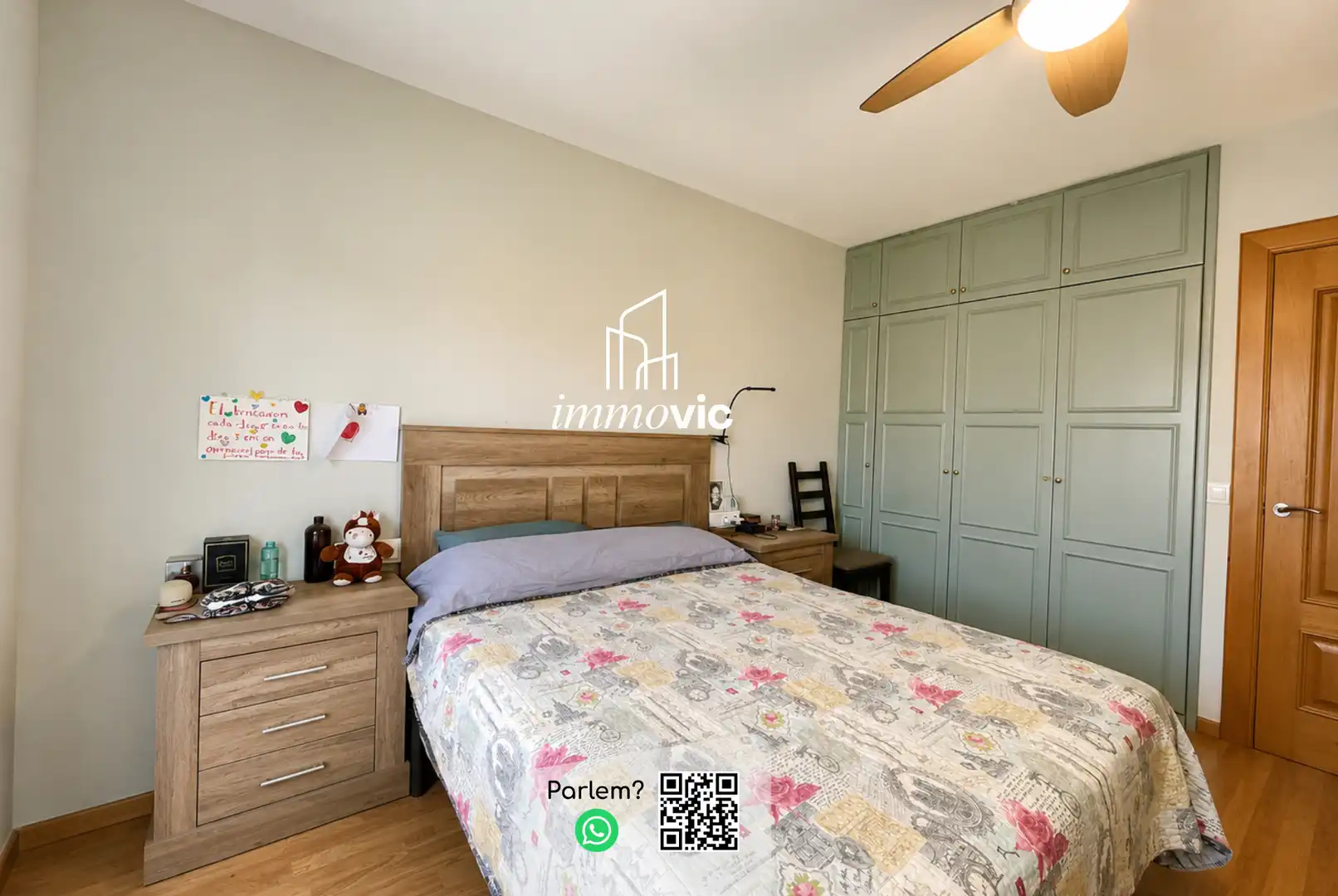 Bedroom of Detached homes for sale in Olot  with Heating, Private garden and Parquet flooring