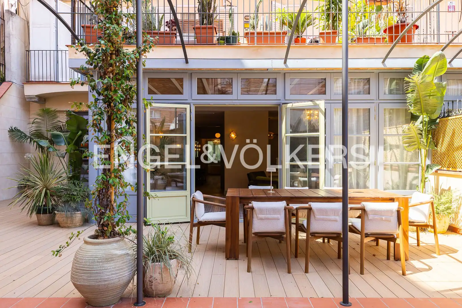 Terrasse von Wohnung zum Verkauf in Barcelona mit Klimaanlage, Heizung und Parkett