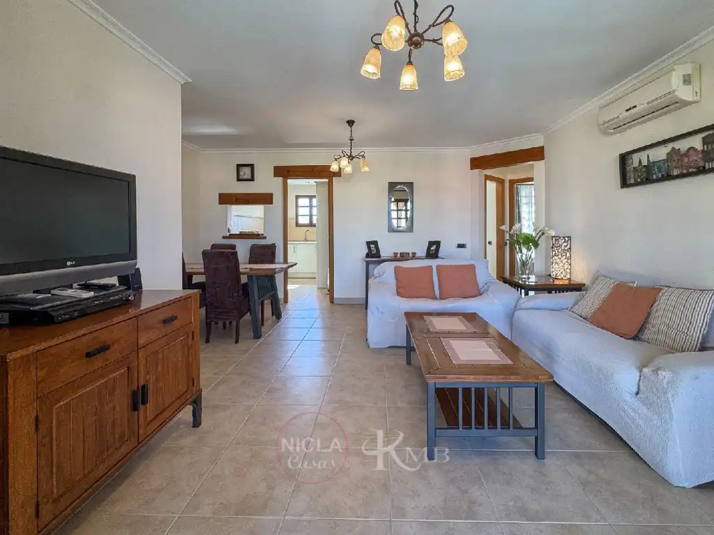 Sala de estar de Apartamento en venta en Cuevas del Almanzora con Aire acondicionado, Terraza y Amueblado