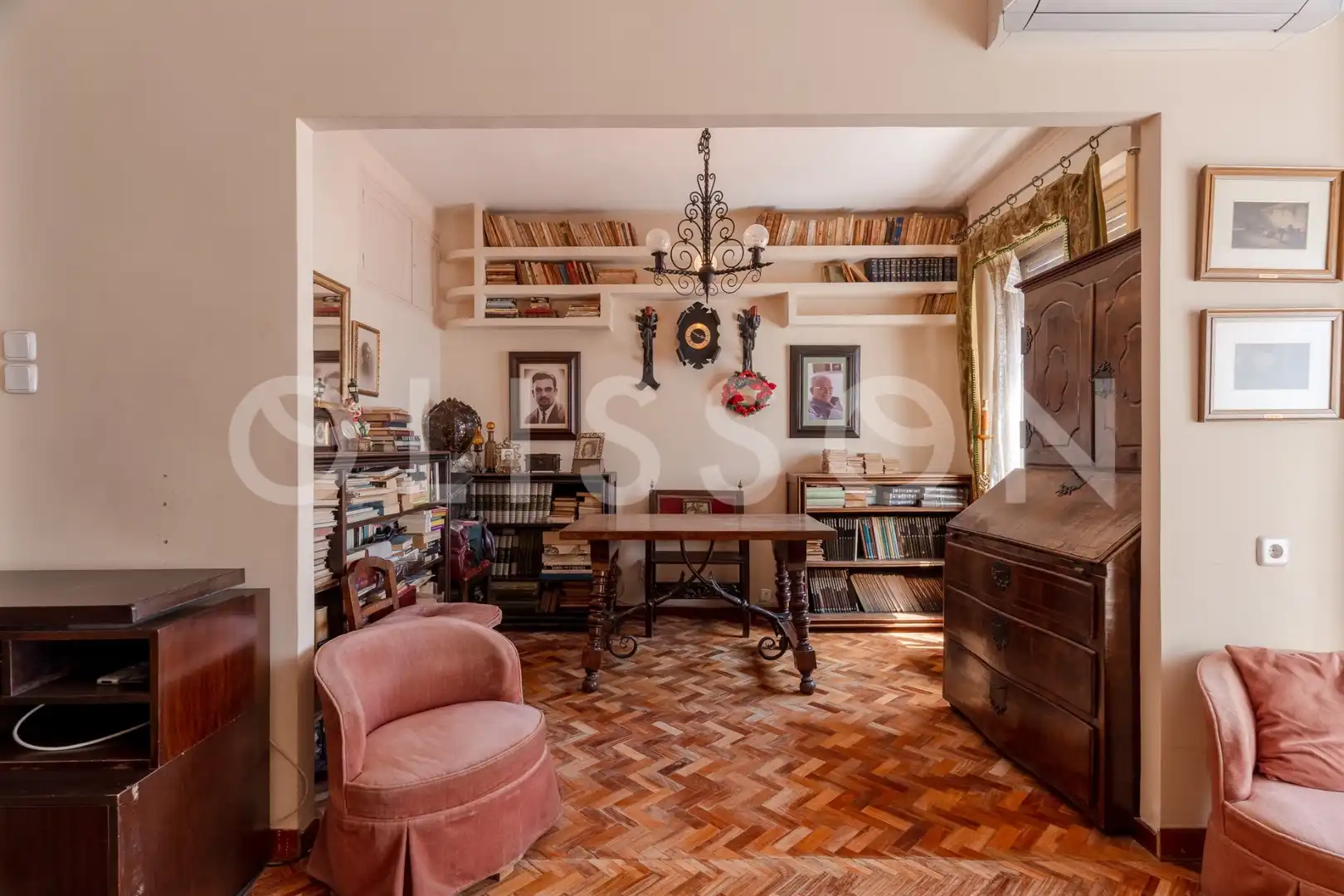 Sala de estar de Piso en venta en Madrid con Calefacción, Trastero y Amueblado
