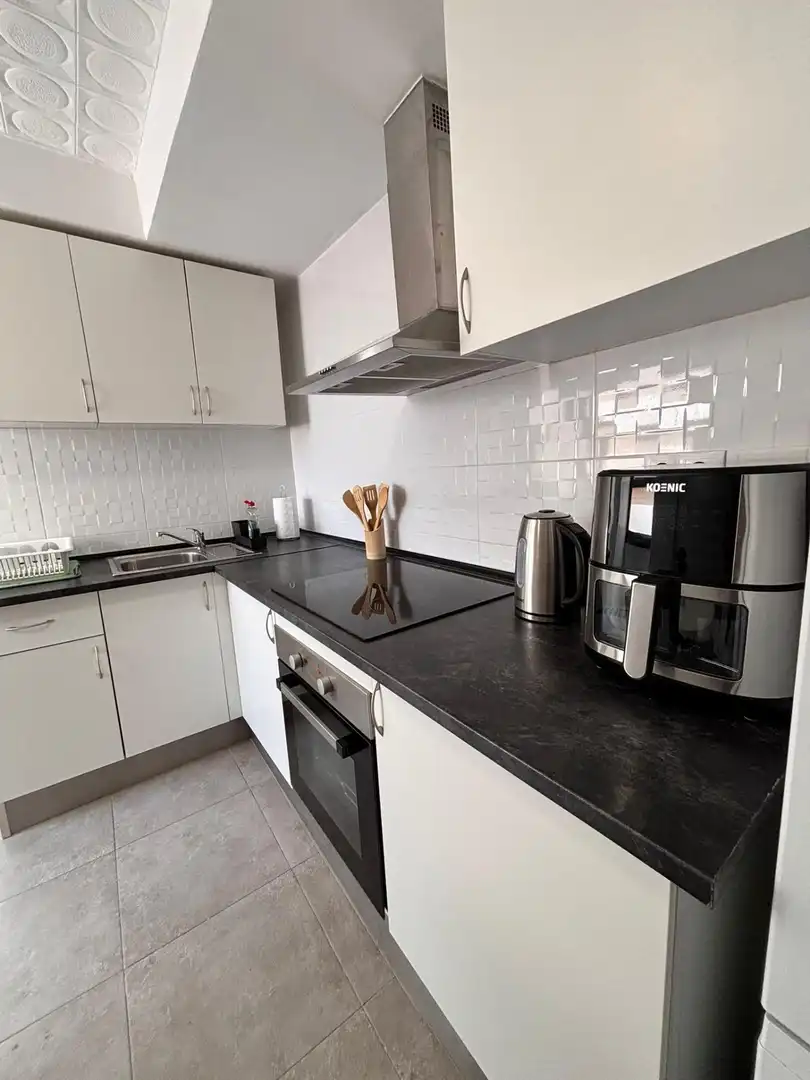 Kitchen of Flat for share in Elche / Elx  with Heating, Terrace and Furnished