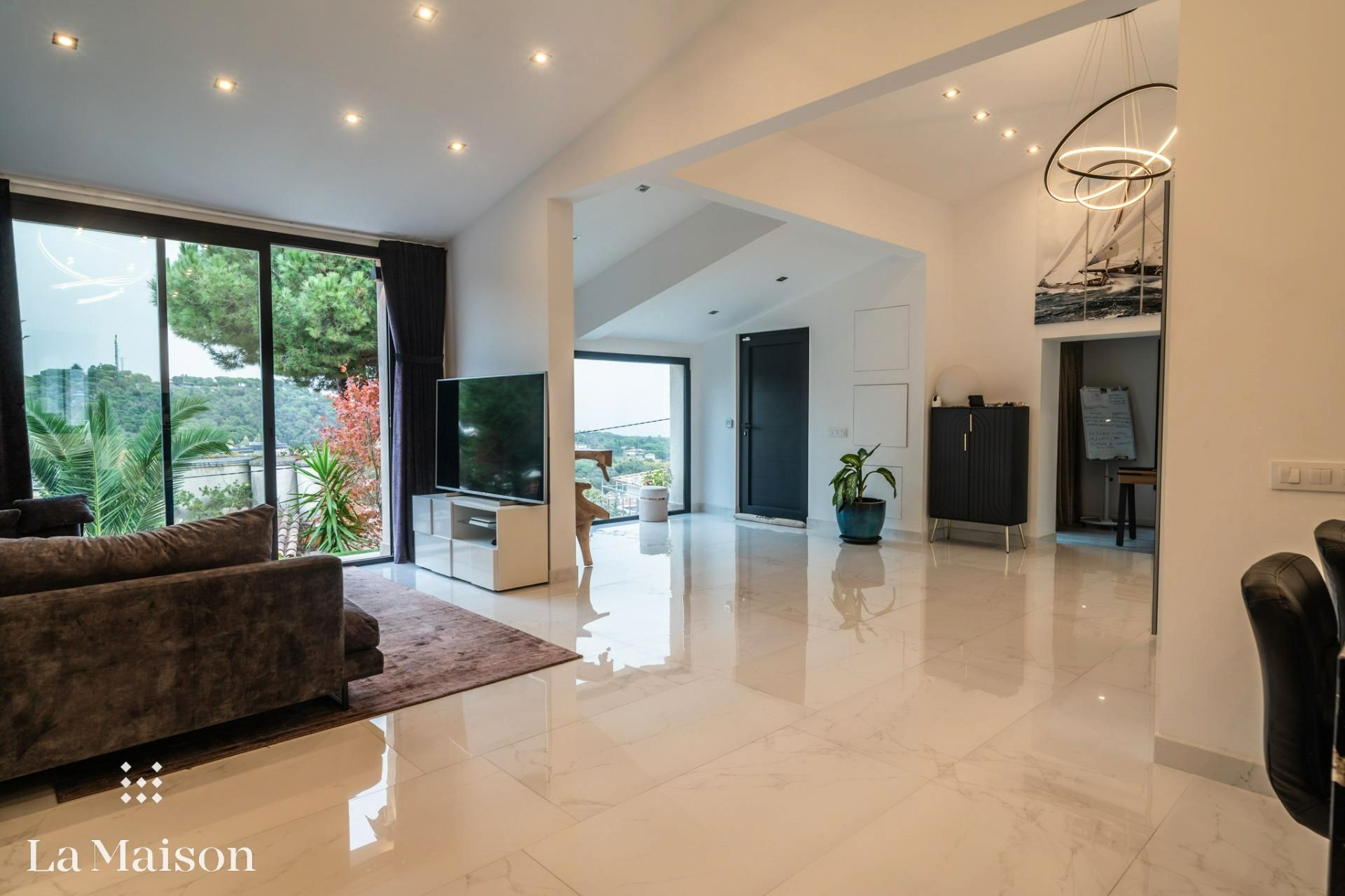 Living room of House or chalet for sale in Sant Andreu de Llavaneres  with Air Conditioner, Heating and Alarm