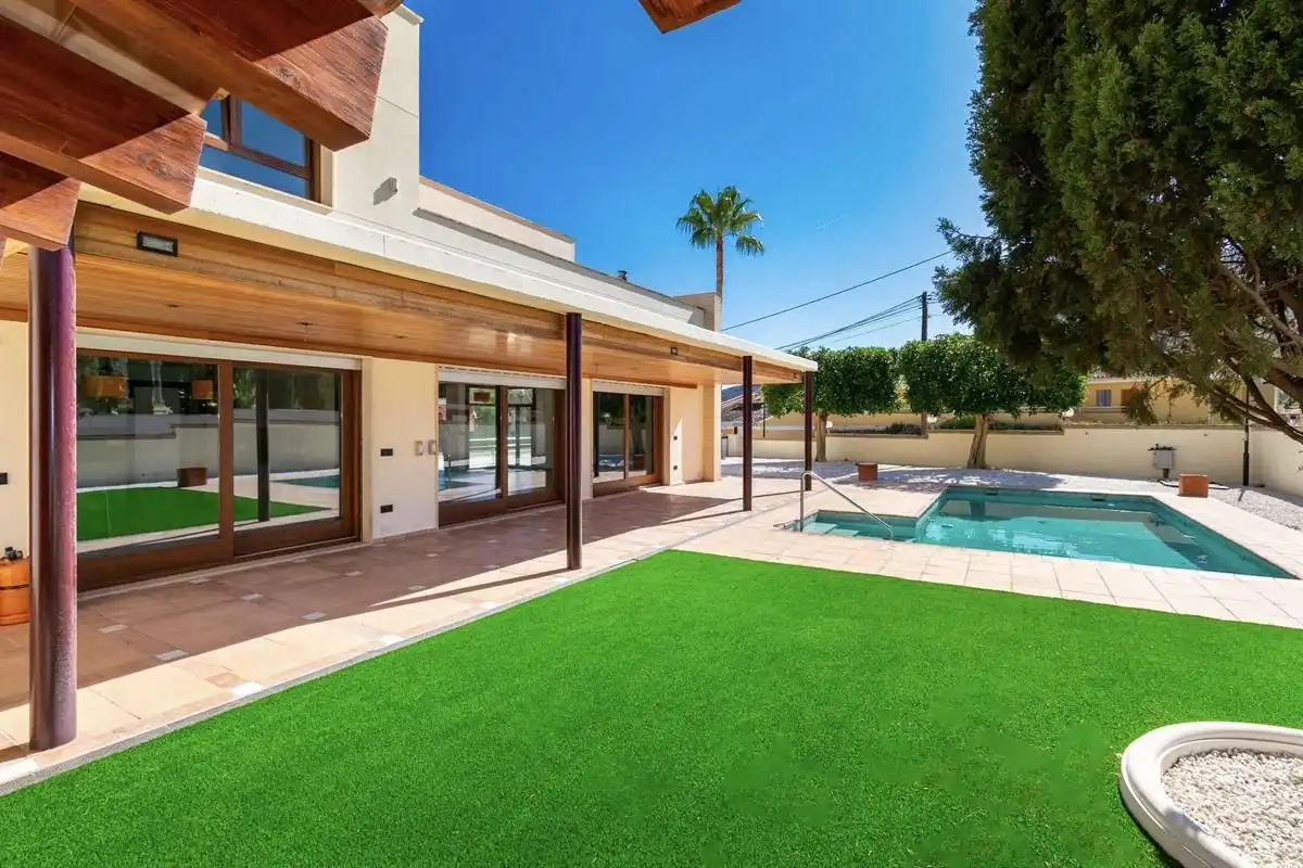 Terraza de Casa o chalet en venta en L'Alfàs del Pi con Aire acondicionado, Jardín privado y Terraza