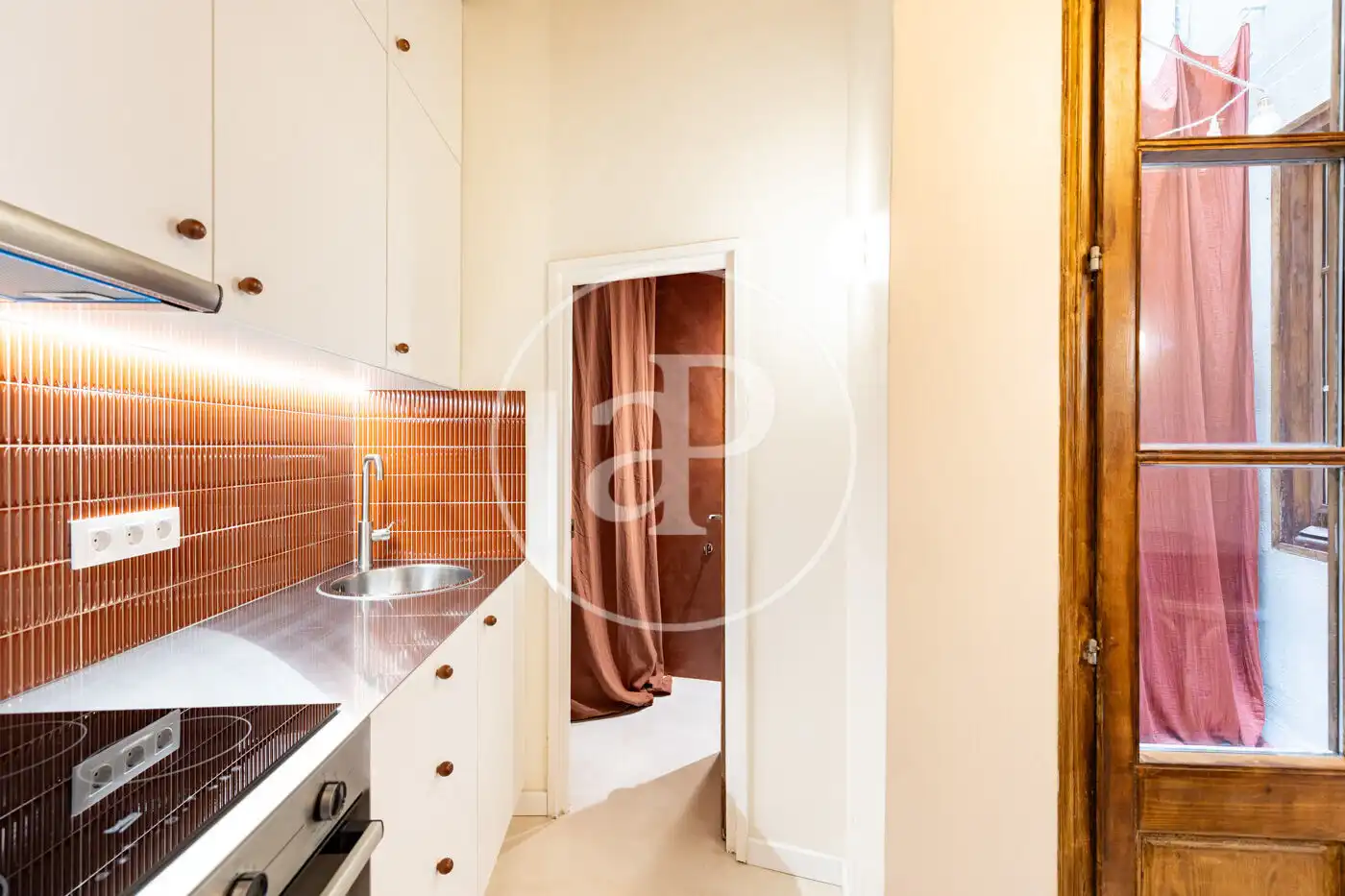 Kitchen of Flat for sale in Barcelona  with Air Conditioner, Heating and Furnished