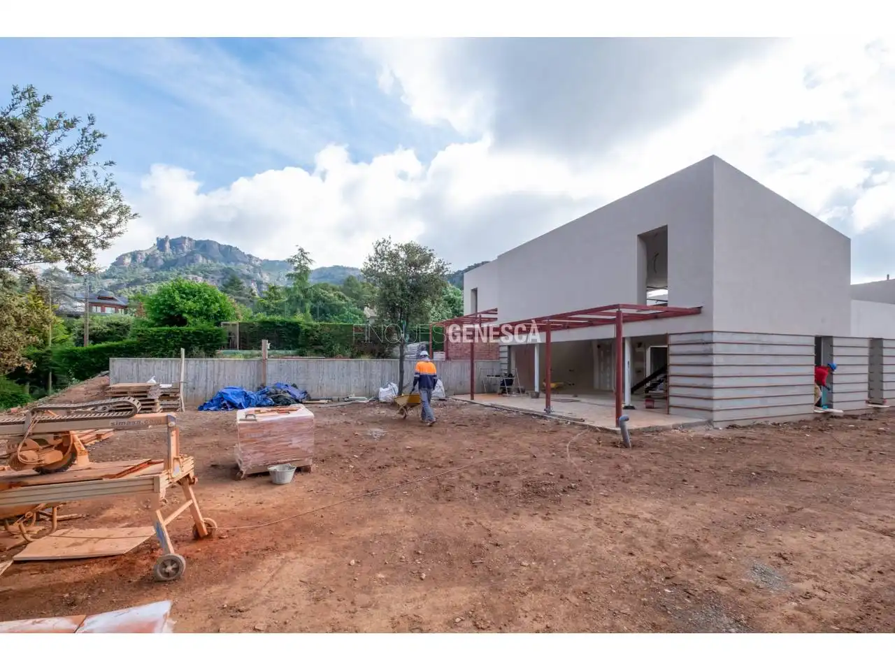 Vista exterior de Casa o xalet en venda en Matadepera amb Aire condicionat, Calefacció i Jardí privat