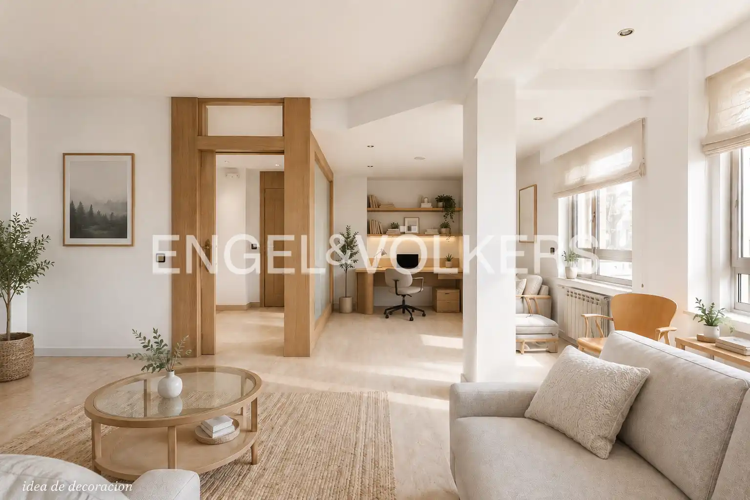 Wohnzimmer von Wohnung zum Verkauf in Madrid mit Klimaanlage, Heizung und Abstellraum