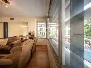 Wohnzimmer von Wohnung zum Verkauf in Madrid mit Klimaanlage, Heizung und Privatgarten