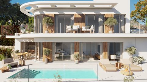 Villa de obra nueva con piscina y vistas al mar en Cotobro, Almuñécar